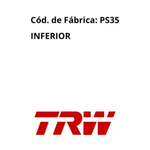 PIVÔ SUSPENSÃO TRW PS35 inferior dianteiro TRW original