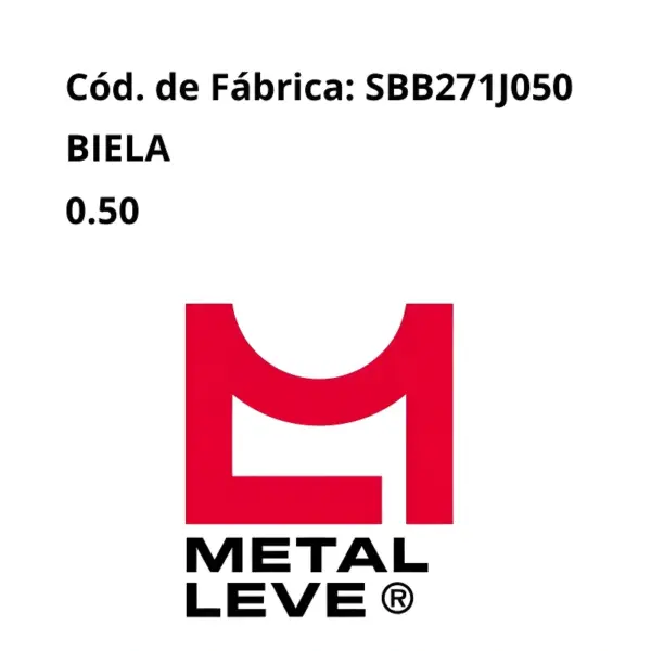 BRONZINA BIELA METAL LEVE LINHA SPA