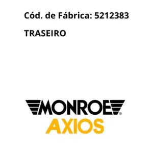 COXIM AXIOS 5212383 para motores Volkswagen EA111 1.0 e 1.6 Flex