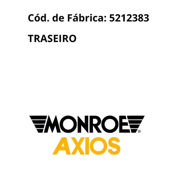COXIM AXIOS 5212383 para motores Volkswagen EA111 1.0 e 1.6 Flex