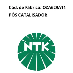 SONDA LAMBDA NGK OZA629A14 para Fiorino 1.3 8V Fire Flex