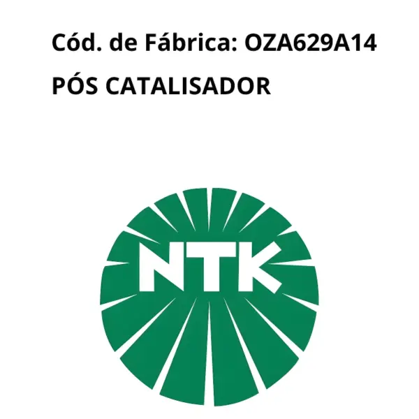 SONDA LAMBDA NGK OZA629A14 para Fiorino 1.3 8V Fire Flex