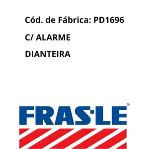 PASTILHA FREIO FRAS_LE PD1696 para Onix e Onix Plus 2019 a 2026