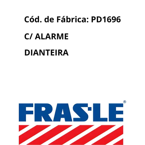 PASTILHA FREIO FRAS_LE PD1696 para Onix e Onix Plus 2019 a 2026
