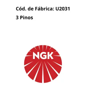 BOBINA NGK U2031 compatível com Chevrolet e Fiat