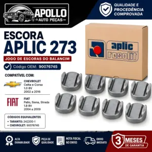ESCORA APLIC 273 compatível com Chevrolet Celta Corsa e modelos Fiat 1.8 8V