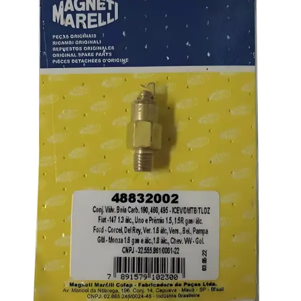 VÁLVULA BÓIA MAGNETI_MARELLI 48832002 com vazão 200