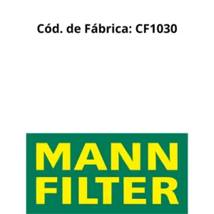 FILTRO AR MANN CF1030 compatível com linha New Holland