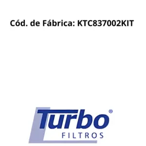URBO FILTROS KTC837002KIT compatível com Valtra e Massey Ferguson