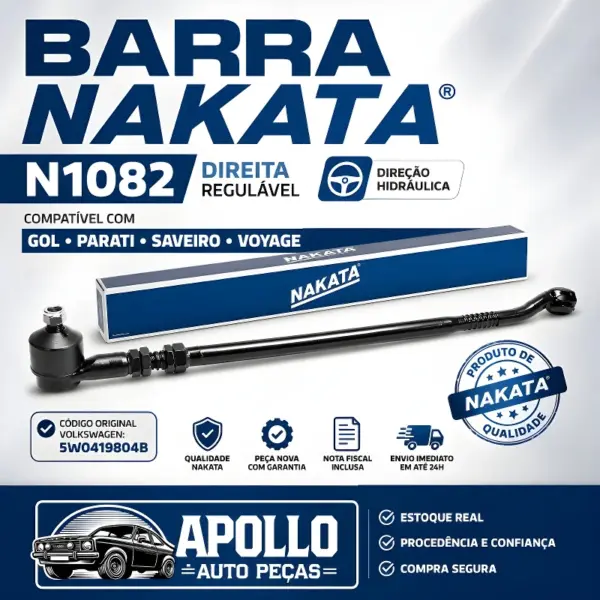 BARRA NAKATA N1082 GOL PARATI SAVEIRO VOYAGE