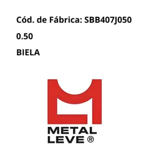 ALT 5: BRONZINA BIELA METAL_LEVE SBB407J050 Apollo Auto Peças com nota fiscal